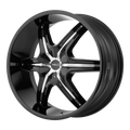 Helo - HE891 - Black - Gloss Black - 20" x 8.5", 10 Offset, 5x115, 120.65 (Bolt Pattern), 72.6mm HUB