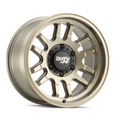 Dirty Life - CANYON - Gold - SATIN GOLD - 17" x 9", -12 Offset, 5x127 (Bolt Pattern), 71.5mm HUB