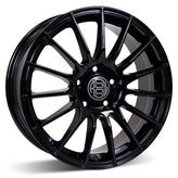 RSSW - Spirit - Black - Gloss Black - 17" x 7", 40 Offset, 5x114.3 (Bolt Pattern), 66.1mm HUB