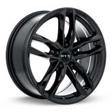 RTX Wheels - Nuremberg - Black - Gloss Black - 18" x 8", 35 Offset, 5x112 (Bolt Pattern), 66.6mm HUB