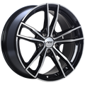 ART - Replica 190 - Black - Gloss Black - Machined Face - 18" x 8", 35 Offset, 5x120 (Bolt Pattern), 72.6mm HUB