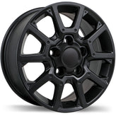 Replika - R226 - Black - Satin Black - 20" x 8.5", 55 Offset, 5x150 (Bolt Pattern), 110.1mm HUB