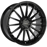 720 Form - RF3-V - Black - Gloss Black - 22" x 9", 35 Offset, 5x114.3 (Bolt Pattern), 73.1mm HUB