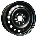 RTX Wheels - Steel Wheel - Black - Black - 16" x 6.5", 52 Offset, 5x115 (Bolt Pattern), 70.3mm HUB