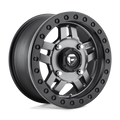 Fuel UTV - D918 ANZA BEADLOCK - Gunmetal - MATTE GUN METAL - 15" x 7", 38 Offset, 4x137 (Bolt Pattern), 110.1mm HUB