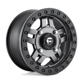 Fuel UTV - D918 ANZA BEADLOCK - Gunmetal - MATTE GUN METAL - 15" x 7", 38 Offset, 4x137 (Bolt Pattern), 110.1mm HUB