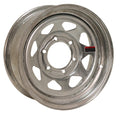 DTD - Trailer - Silver - Galvanised - 15" x 6", 0 Offset, 6x139.7 (Bolt Pattern), 108.8mm HUB