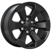 ART - Replica 167 - Black - Satin Black - 18" x 8", 20 Offset, 6x139.7 (Bolt Pattern), 77.8mm HUB