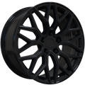 Envy Wheels - FF2GB - Black - GLOSS BLACK - 22" x 9.5", 40 Offset, 5x108 (Bolt Pattern), 63.4mm HUB
