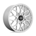 Rotiform - R189 - Silver - GLOSS SILVER - 19" x 8.5", 45 Offset, 5x108 (Bolt Pattern), 63.4mm HUB