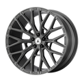 Asanti Black - ABL-21 LEO - Gunmetal - MATTE GRAPHITE - 20" x 8.5", 38 Offset, 5x120 (Bolt Pattern), 74.1mm HUB