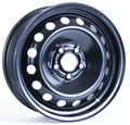 RTX Wheels - Steel Wheel - Black - Black - 16" x 6.5", 43 Offset, 5x108 (Bolt Pattern), 65.1mm HUB