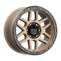 KMC Wheels - KM544 MESA - Bronze - MATTE BRONZE WITH BLACK LIP - 18" x 9", 18 Offset, 6x114.3 (Bolt Pattern), 66.1mm HUB