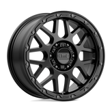 KMC Wheels - KM535 GRENADE OFF-ROAD - Black - MATTE BLACK - 18" x 8.5", 35 Offset, 6x139.7 (Bolt Pattern), 106.1mm HUB