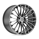 Victor Equipment Wheels - WURTTEMBURG - Gunmetal - GUNMETAL WITH MIRROR CUT FACE - 20" x 10.5", 22 Offset, 5x112 (Bolt Pattern), 66.6mm HUB