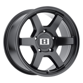 Level 8 - MK6 - Black - Matte Black - 17" x 8", 0 Offset, 6x139.7 (Bolt Pattern), 106.1mm HUB