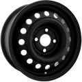 Envy Wheels - NX6 STEEL WHEEL - Black - FLAT BLACK - 15" x 5.5", 40 Offset, 4x114.3 (Bolt Pattern), 66.1mm HUB
