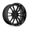 Fuel - D760 CLASH - Black - GLOSS BLACK - 22" x 10", -18 Offset, 6x139.7 (Bolt Pattern), 106.1mm HUB