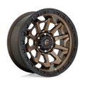 Fuel - D696 COVERT - Bronze - MATTE BRONZE BLACK BEAD RING - 17" x 9", -12 Offset, 5x127 (Bolt Pattern), 71.5mm HUB