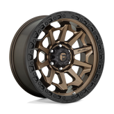 Fuel - D696 COVERT - Bronze - MATTE BRONZE BLACK BEAD RING - 17" x 9", -12 Offset, 5x127 (Bolt Pattern), 71.5mm HUB