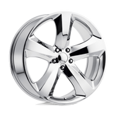 OE Creations - PR170 - Chrome - CHROME - 20" x 8", 24 Offset, 5x115 (Bolt Pattern), 71.5mm HUB