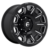 Fuel - D688 VENGEANCE - Black - GLOSS BLACK MILLED - 20" x 10", -18 Offset, 8x170 (Bolt Pattern), 125.1mm HUB