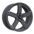 Euro Design - Berlin - Gunmetal - Matte Gunmetal - 16" x 7", 40 Offset, 5x114.3 (Bolt Pattern), 64.1mm HUB