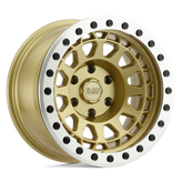 Black Rhino - PRIMM - Gold - MATTE GOLD WITH MACHINED RING - 17" x 8.5", -38 Offset, 5x127 (Bolt Pattern), 71.5mm HUB