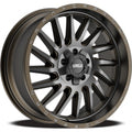 KranK Off-road - Coil - Bronze - Bronze Dark Tint W-Gloss Black Barrel - 22" x 12", -44 Offset, 6x135, 139.7 (Bolt Pattern), 108mm HUB