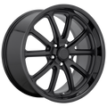 US Mag - U123 RAMBLER - Black - GLOSS BLACK MATTE BLACK - 20" x 10", 4 Offset, 5x114.3 (Bolt Pattern), 72.56mm HUB