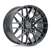 XO Luxury Wheels - PHOENIX - Gunmetal - Gunmetal with Brushed Gunmetal Face - 19" x 11", 37 Offset, 5x112 (Bolt Pattern), 66.6mm HUB