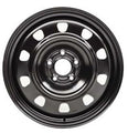 DTD - Steel - Black - Black - 17" x 7", 44 Offset, 5x127 (Bolt Pattern), 71.5mm HUB