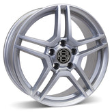 RSSW - Cruiser - Silver - Hyper silver - 17" x 7", 40 Offset, 5x100 (Bolt Pattern), 73.1mm HUB