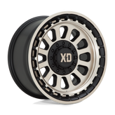 XD Series - XD856 OMEGA - Black - SATIN BLACK WITH BRONZE TINT - 17" x 9", 0 Offset, 5x127, 139.7 (Bolt Pattern), 78.1mm HUB