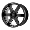 American Racing - AR926 PATROL - Black - Gloss Black Milled - 20" x 9", 12 Offset, 5x127 (Bolt Pattern), 83.1mm HUB