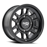 Dirty Life - CANYON SPORT SXS - Black - MATTE BLACK - 15" x 7", 13 Offset, 4x137 (Bolt Pattern), 106.3mm HUB