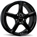 Fast Wheels - Jet - Black - Gloss Black - 17" x 7", 45 Offset, 5x114.3 (Bolt Pattern), 70.6mm HUB