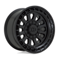 XD Series - XD856 OMEGA - Black - SATIN BLACK - 17" x 9", 18 Offset, 6x114.3, 139.7 (Bolt Pattern), 78.1mm HUB