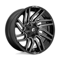 Fuel - D773 TYPHOON - Black - GLOSS BLACK MILLED - 22" x 10", -18 Offset, 8x170 (Bolt Pattern), 125.1mm HUB