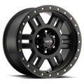 Vision Wheel Off-Road - 398 MANX - Black - Matte Black - 17" x 8.5", 0 Offset, 6x139.7 (Bolt Pattern), 106.2mm HUB