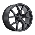 OE Creations - PR181 - Black - SATIN BLACK - 20" x 10", 50 Offset, 5x127 (Bolt Pattern), 71.5mm HUB