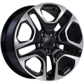 ART - Replica 178 - Black - Gloss Black - Machined Face - 19" x 7.5", 40 Offset, 5x114.3 (Bolt Pattern), 60.1mm HUB