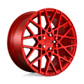 Rotiform - R109 BLQ - Candy Red - 19" x 8.5", 45 Offset, 5x112 (Bolt Pattern), 66.6mm HUB