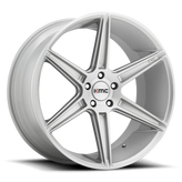 KMC Wheels - KM711 PRISM - Silver - Brushed Silver - 20" x 10.5", 35 Offset, 5x114.3 (Bolt Pattern), 72.6mm HUB