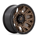 Fuel - D826 TRACTION - Bronze - MATTE BRONZE WITH BLACK RING - 20" x 10", -18 Offset, 8x170 (Bolt Pattern), 125.1mm HUB