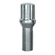 Mr.Lugnut - Conical Seat Chrome Bolt 12mm x 1.25 Closed-end - 6 spline - 30 mm Shank - 17mm, 19mm Hex