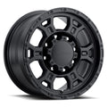 Vision Wheel Off-Road - 372 RAPTOR - Black - Matte Black - 17" x 9", 18 Offset, 8x165.1 (Bolt Pattern), 125.2mm HUB