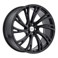 Redbourne Wheels - NOBLE - Black - DOUBLE BLACK - MATTE BLACK W/ GLOSS BLACK FACE - 20" x 9.5", 32 Offset, 5x120 (Bolt Pattern), 72.56mm HUB