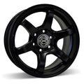 RSSW - Torque - Black - Matte black - 16" x 7.5", 23 Offset, 6x120 (Bolt Pattern), 67.1mm HUB