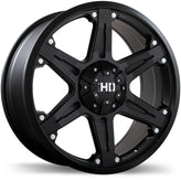 Fast HD - Invasion - Black - Matte Black - 20" x 8.5", 38 Offset, 6x135 (Bolt Pattern), 87.1mm HUB